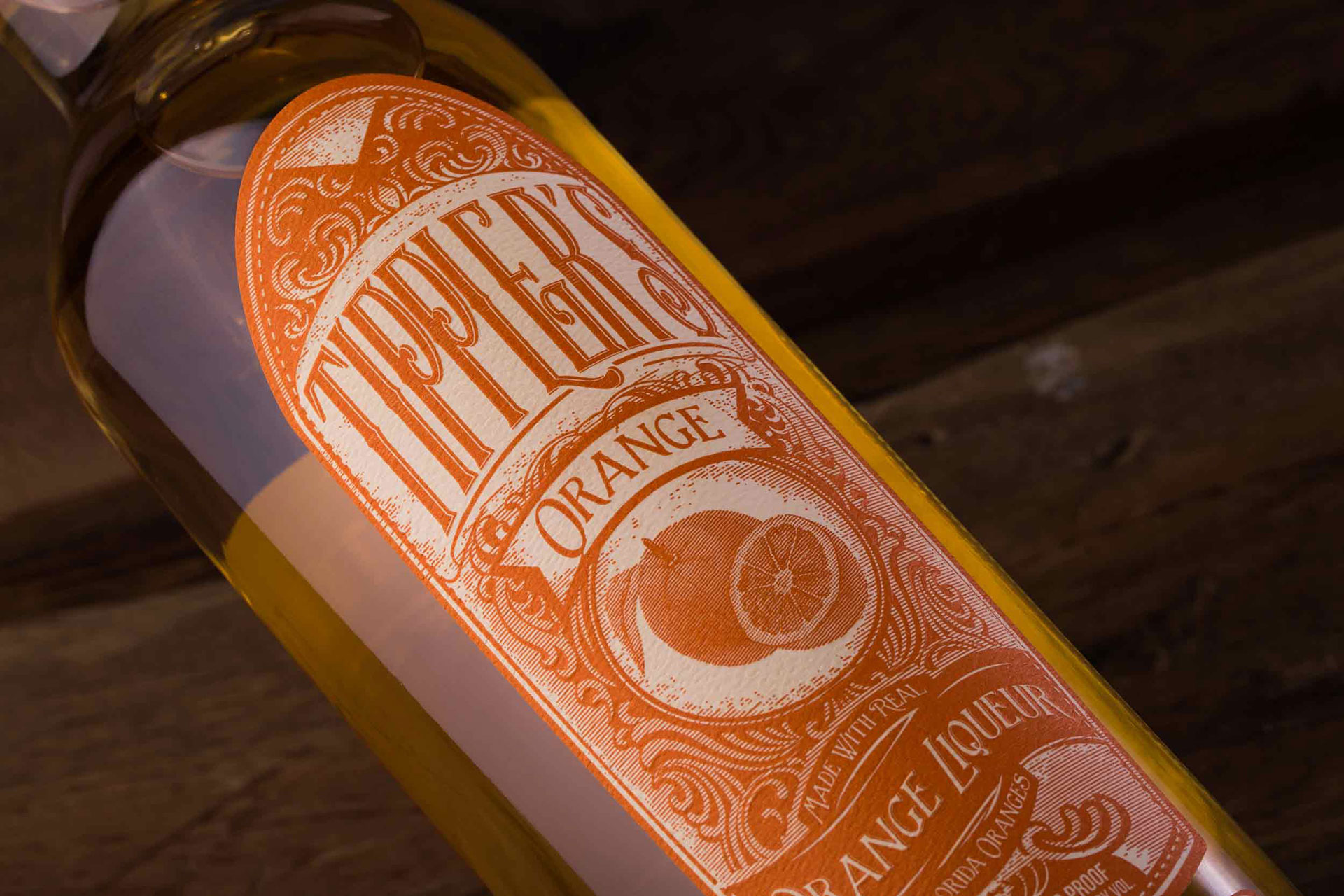 Tippler's Orange Liqueur Label - PaperSpecs
