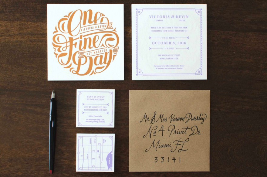 Kevin Coster Wedding Suite - PaperSpecs