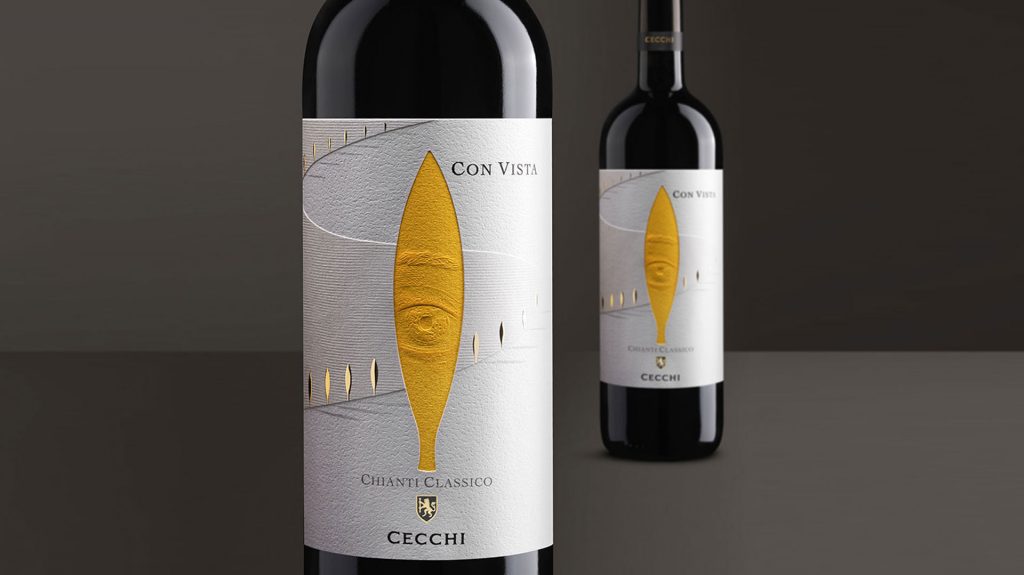 Con Vista Wine Label